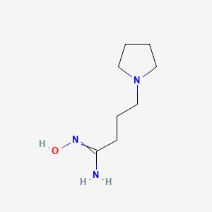 N'-hydroxy-4-pyrrolidin-1-ylbutanimidamide