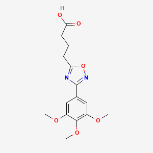 4-[3-(3,4,5-trimethoxyphenyl)-1,2,4-oxadiazol-5-yl]butanoic Acid