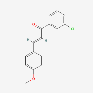 (2E)-1-(3-Chlorophenyl)-3-(4-methoxyphenyl)prop-2-en-1-one
