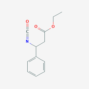 Ethyl 3-isocyanato-3-phenylpropanoate