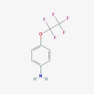 molecular formula C8H6F5NO B031639 4-(perfluoroethoxy)aniline CAS No. 717-85-1