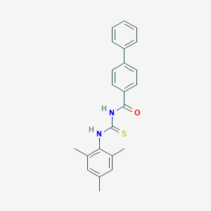 molecular formula C23H22N2OS B316397 N-([1,1'-biphenyl]-4-ylcarbonyl)-N'-mesitylthiourea 