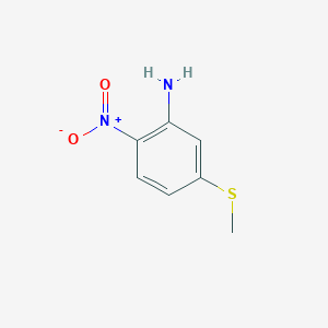 molecular formula C7H8N2O2S B031640 5-(Methylsulfanyl)-2-nitroaniline CAS No. 31431-10-4