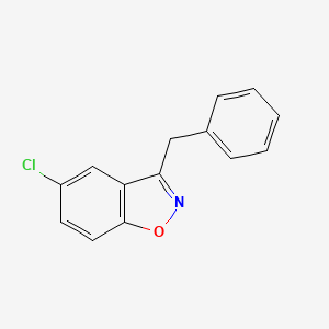 molecular formula C14H10ClNO B3164029 3-Benzyl-5-chlorobenzoisoxazole CAS No. 887573-14-0