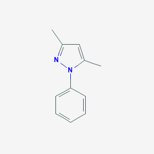 molecular formula C11H12N2 B031641 3,5-Dimethyl-1-phenyl-1H-pyrazole CAS No. 1131-16-4