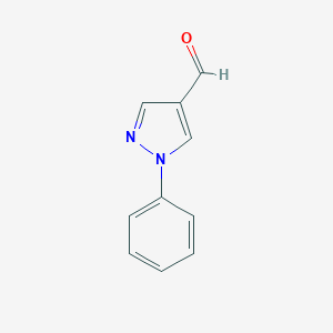 molecular formula C10H8N2O B031642 1-Phenyl-1H-pyrazole-4-carbaldehyde CAS No. 54605-72-0