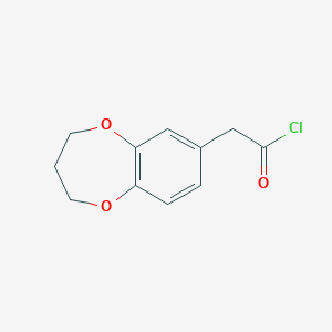 (3,4-Dihydro-2H-benzo[b][1,4]dioxepin-7-yl)-acetyl chloride