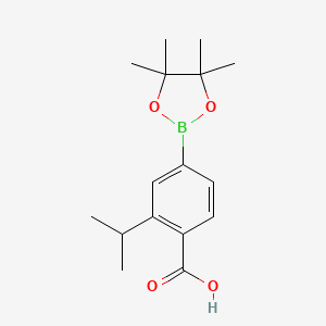 2-Isopropyl-4-(4,4,5,5-tetramethyl-1,3,2-dioxaborolan-2-yl)benzoic acid