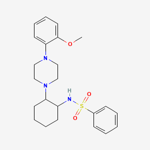 molecular formula C23H31N3O3S B3164323 (1S,2S)-ML-SI3 CAS No. 891016-02-7