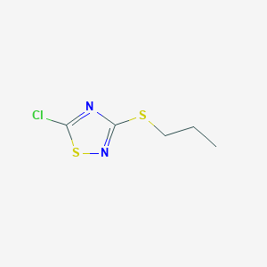 5-Chloro-3-(propylsulfanyl)-1,2,4-thiadiazole