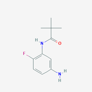 N-(5-Amino-2-fluorophenyl)-2,2-dimethylpropanamide