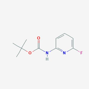 molecular formula C10H13FN2O2 B3164347 tert-butyl N-(6-fluoropyridin-2-yl)carbamate CAS No. 891856-23-8