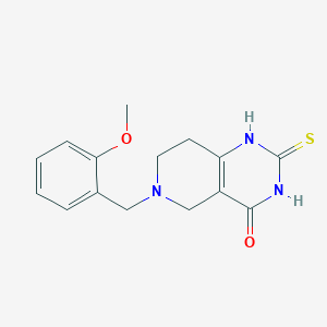 6-(2-methoxybenzyl)-2-thioxo-2,3,5,6,7,8-hexahydropyrido[4,3-d]pyrimidin-4(1H)-one