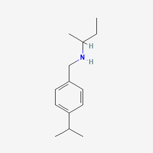(Butan-2-yl)({[4-(propan-2-yl)phenyl]methyl})amine