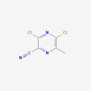 B3164443 3,5-Dichloro-6-methylpyrazine-2-carbonitrile CAS No. 89284-80-0