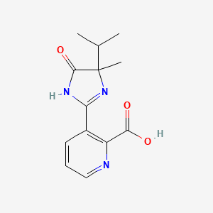 3-(4-Isopropyl-4-methyl-5-oxo-4,5-dihydro-1h-imidazol-2-yl)pyridine-2-carboxylic acid