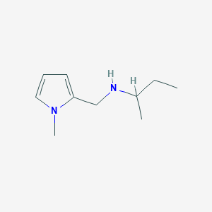 B3164495 (Butan-2-yl)[(1-methyl-1H-pyrrol-2-yl)methyl]amine CAS No. 893573-03-0
