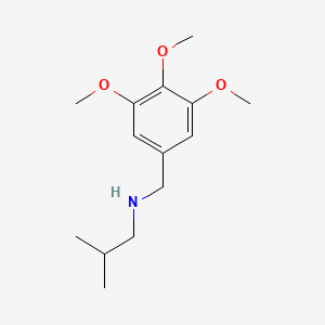 (2-Methylpropyl)[(3,4,5-trimethoxyphenyl)methyl]amine