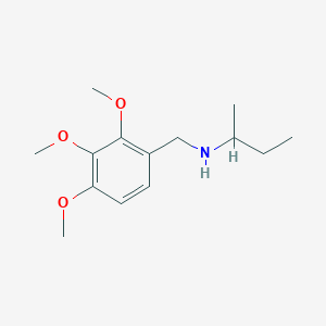 (Butan-2-yl)[(2,3,4-trimethoxyphenyl)methyl]amine