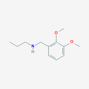 [(2,3-Dimethoxyphenyl)methyl](propyl)amine