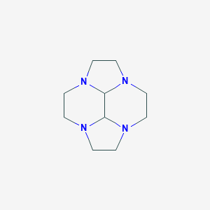 molecular formula C10H18N4 B031646 2a,4a,6a,8a-十氢四氮杂环戊[fg]苊 CAS No. 74199-09-0