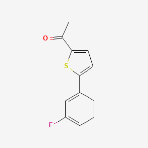 1-[5-(3-Fluorophenyl)-2-thienyl]ethanone