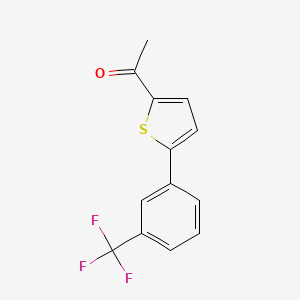2-Acetyl-5-[3-(trifluoromethyl)phenyl]thiophene