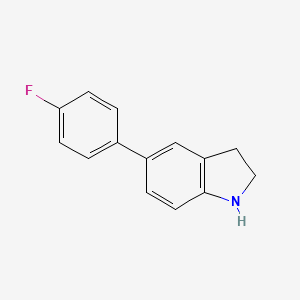 5-(4-Fluorophenyl)indoline