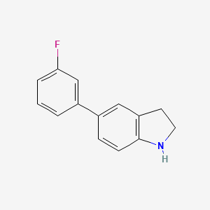 5-(3-Fluorophenyl)indoline