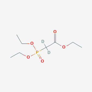 B031648 Ethyl 2,2-dideuterio-2-diethoxyphosphorylacetate CAS No. 7193-83-1
