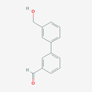 3'-(Hydroxymethyl)-[1,1'-biphenyl]-3-carbaldehyde