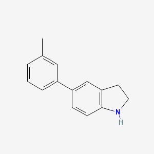 5-(3-Methylphenyl)indoline