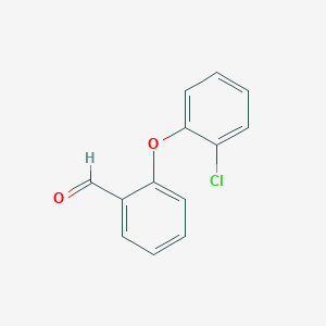 molecular formula C13H9ClO2 B3164914 2-(2-Chlorophenoxy)benzaldehyde CAS No. 893752-52-8