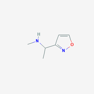 1-(3-isoxazolyl)-N-methylethanamine