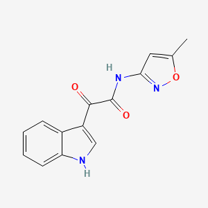 2-(1H-Indol-3-yl)-N-(5-methylisoxazol-3-yl)-2-oxoacetamide