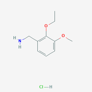 (2-Ethoxy-3-methoxyphenyl)methanamine hydrochloride