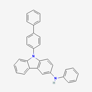 9H-Carbazol-3-amine, 9-[1,1'-biphenyl]-4-yl-N-phenyl-