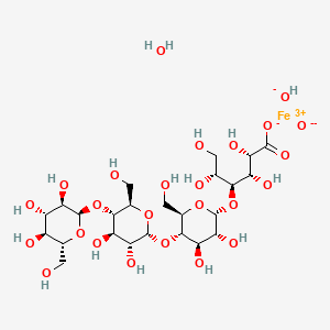 molecular formula C24H44FeO25- B3165581 Injectafer CAS No. 9007-72-1