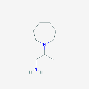 molecular formula C9H20N2 B3165592 2-(Azepan-1-yl)propan-1-amine CAS No. 900718-02-7