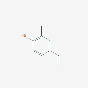 molecular formula C9H9B B3165990 1-Bromo-2-methyl-4-vinylbenzene CAS No. 90560-53-5