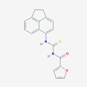 molecular formula C18H14N2O2S B316626 N-(1,2-dihydroacenaphthylen-5-ylcarbamothioyl)furan-2-carboxamide 