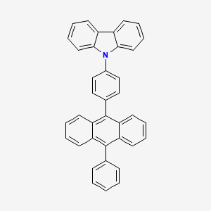 9H-Carbazole, 9-[4-(10-phenyl-9-anthracenyl)phenyl]-