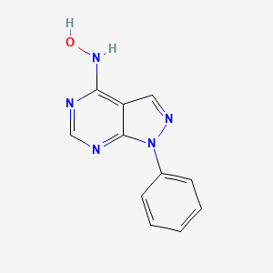 4-(hydroxyamino)-1-phenyl-1H-pyrazolo[3,4-d]pyrimidine