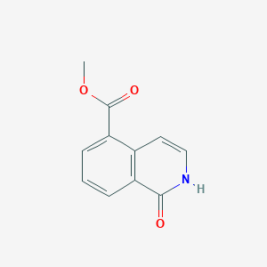 molecular formula C11H9NO3 B3166448 Methyl 1-oxo-1,2-dihydroisoquinoline-5-carboxylate CAS No. 91137-50-7