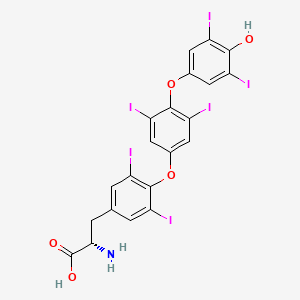 molecular formula C21H13I6NO5 B3166470 O-(4-Hydroxy-3,5-diiodophenyl)thyroxine CAS No. 911661-90-0