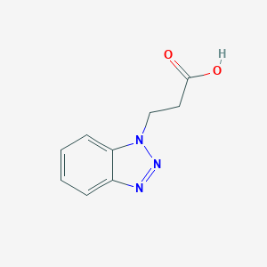 molecular formula C9H9N3O2 B031665 3-Benzotriazol-1-yl-propionic acid CAS No. 654-15-9