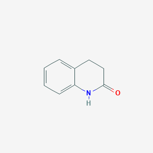 molecular formula C9H9NO B031666 3,4-Dihydro-2(1H)-quinolinone CAS No. 553-03-7