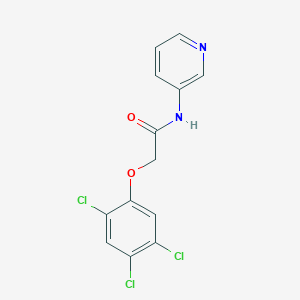 molecular formula C13H9Cl3N2O2 B316663 N-(3-pyridinyl)-2-(2,4,5-trichlorophenoxy)acetamide 