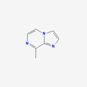 molecular formula C7H7N3 B3166892 8-Methylimidazo[1,2-a]pyrazine CAS No. 91476-79-8