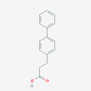molecular formula C15H14O2 B031669 3-(4-Phenylphenyl)propanoic acid CAS No. 35888-99-4